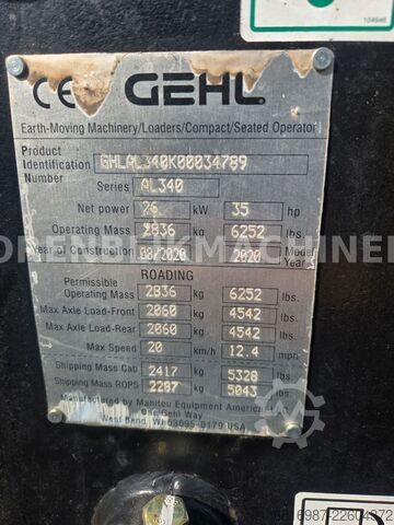 Încărcător pe roți GEHL AL 340