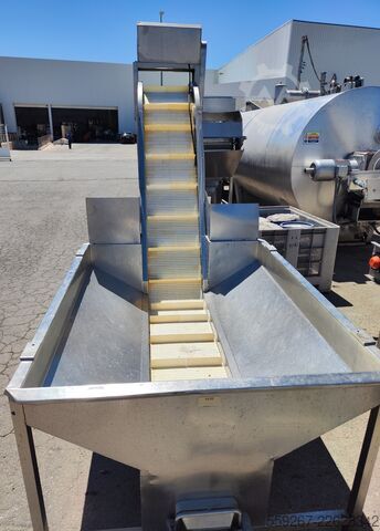 Modulaire opvoerband met trechter  