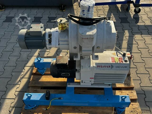 Pumpestasjon vakuumpumpe 70 m³/t Pfeiffer DUO 65 + OKTA 250 A + WD 235