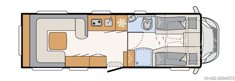 Camper DETHLEFFS Dethleffs XL Alkoven A 7822-2 Model 2027