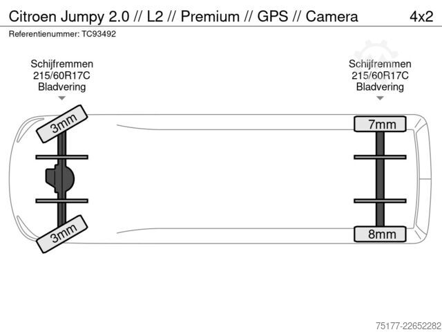 شاحنة بانل Citroën Jumpy 2.0 // L2 // Premium // GPS // Camera