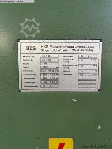 Radiālā ātrgaitas urbjmašīna HKS MASCHINENBAU, SINGEN HKS 40