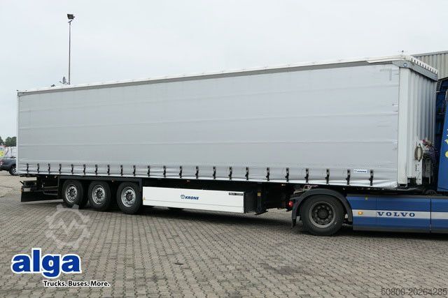 Semi-remorque bâchée KRONE SDP 27 eLB50-CS Pro,Alu-Bretter,Edscha,Luft-Lift