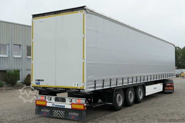 Ανοιχτό ημιρυμουλκούμενο με μουσαμά KRONE SDP 27 eLB50-CS Pro,Alu-Bretter,Edscha,Luft-Lift