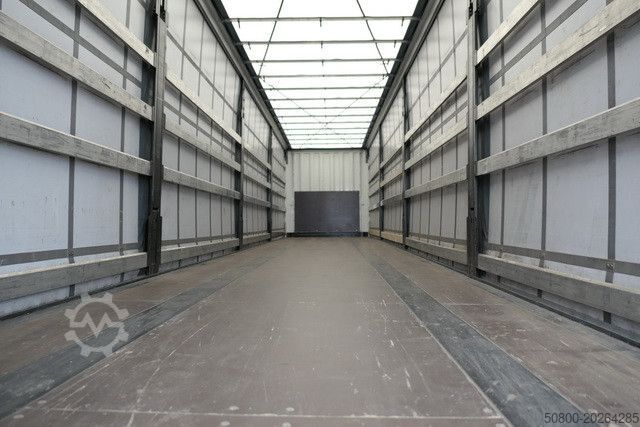 Ανοιχτό ημιρυμουλκούμενο με μουσαμά KRONE SDP 27 eLB50-CS Pro,Alu-Bretter,Edscha,Luft-Lift