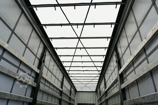 Ανοιχτό ημιρυμουλκούμενο με μουσαμά KRONE SDP 27 eLB50-CS Pro,Alu-Bretter,Edscha,Luft-Lift