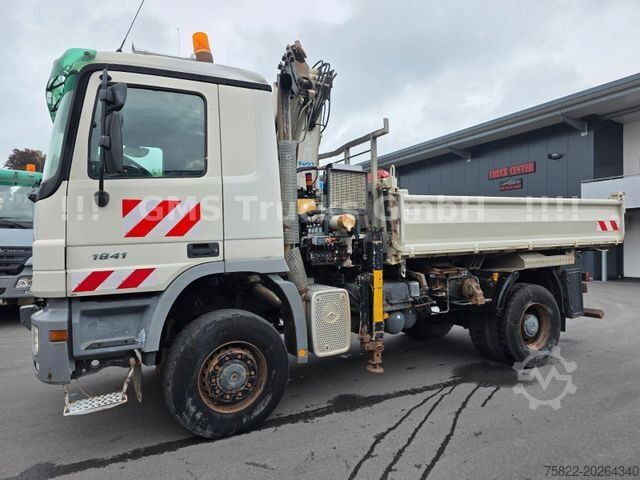 Billenő teherautó MERCEDES-BENZ Actros 1841 / 4X4 ALLRAD /16m Atlas 190/ Meiller