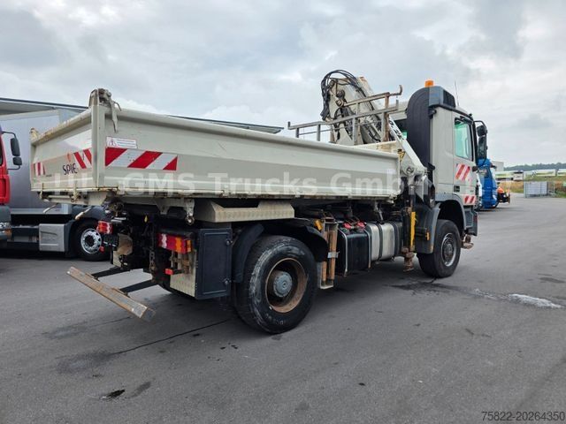 شاحنة قلابة ثلاثية الجوانب MERCEDES-BENZ Actros 1841 / 4X4 ALLRAD / Atlas 190 / Meiller