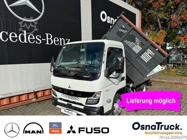 Truk pikap bak dump FUSO 3S15 AMT 3-Seitenkipper Klima,AHK 3,5t,Diff.-Sp.