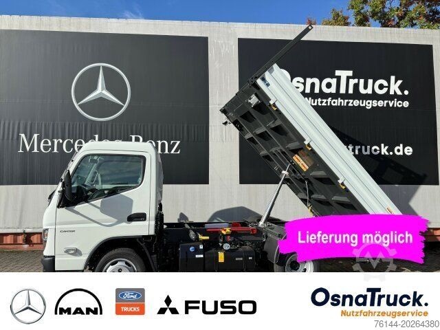 Truk pikap bak dump MITSUBISHI 3S15 AMT 3-Seitenkipper Klima,AHK 3,5t,Diff.-Sp.