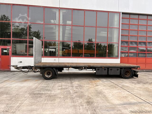 Trailer gandeng low loader Ackermann PA-F 18/7.4E  2 Achs Jumboanhänger Mega