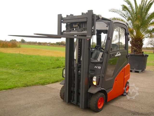 Prednji viličar Linde H18D-01 TRIPLEX - SS - UVV + WARTUNG NEU