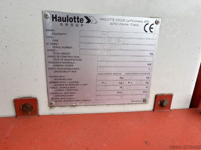  Haulotte STAR 10-1