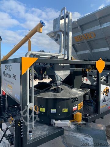 Mobilioji betono maišymo gamykla FABO Concrete Mixing Plant 30 m3/h mobile concrete mixing plant