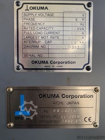 Vertikalni obradni centar OKUMA ACE CENTER MD-56VA