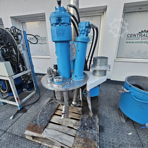 เครื่องผสมสองเพลาด้วยระบบไฮดรอลิก Cox Paragon h25 30kw 210liter 
