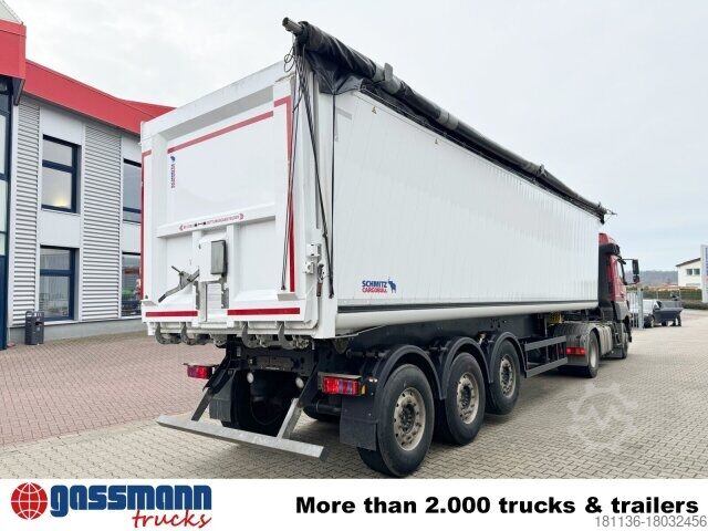 Полуремарке самосвал Schmitz SKI 24 SL 9.6, Liftachse, Alumulde ca. 52m³