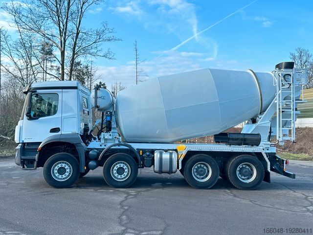 משאית מערבל בטון MERCEDES-BENZ Arocs 5 3743 8X4 / Euro6e EuromixMTP EM 10 L