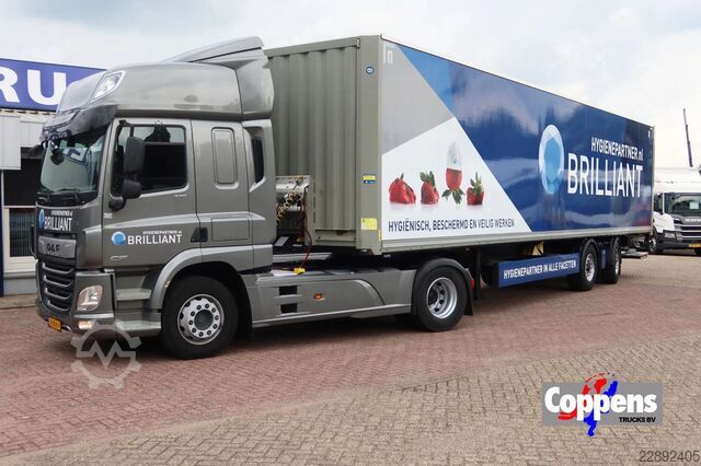  DAF CF 370 FT Trekker+Krone stuur as trailer. 2 Asser