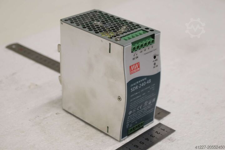 Alimentation sur rail DIN Mean Well SDR-240-48