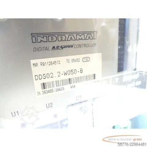 Componente Indramat DDS02.2-W050-B SN:263405-20425 generalüberh. mit 12 Mon. Gewährl.