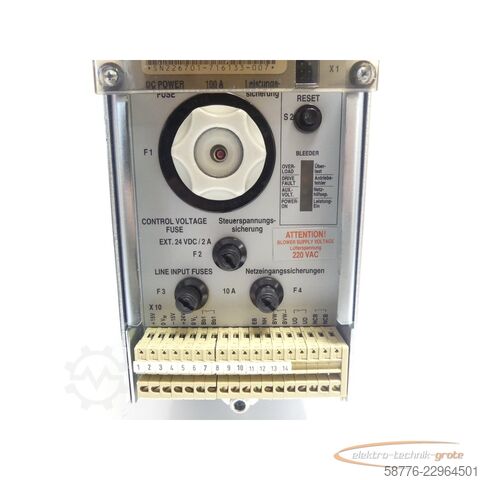 Komponente Indramat KDV 2.1-100-220/300-220 Stromversorgung SN: 226701-716133-007