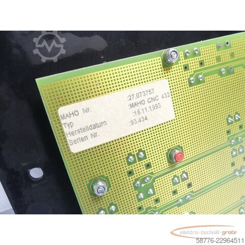 Komponenta Philips Bedienfeld für MAHO CNC 432 / 27.073757 SN: 93.434