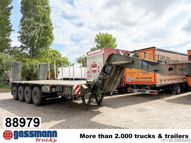 Reboque de plataforma rebaixada Kässbohrer SLT 50-2, Elefant, EX BW