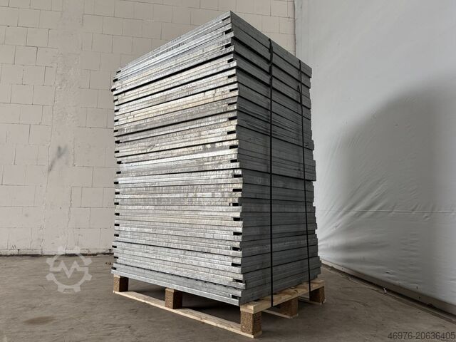 Паллетная решётка для автоматизированного склада Gesamttiefe: 1.113 mm / Gesamtbreite: 885mm / MW: 68 x 33 mm / GR-155