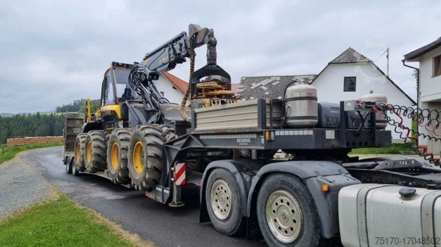 Tieflader-Sattelauflieger  Ressenig SATL2-400 teleskop.-Maschinentieflader