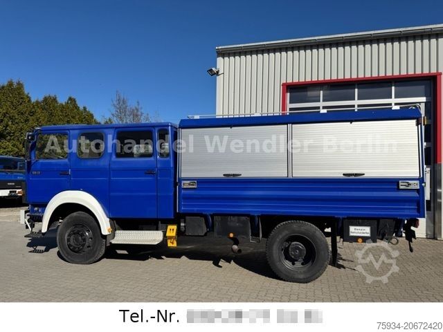 Camión caja IVECO 120-23 AW V8 4x4 Rotzler Winde TÜV neu H-Gutach