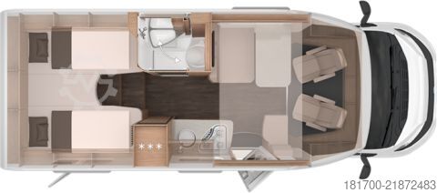 Poluintegrirani kamper Knaus L!VE WAVE 650 MEG Black Selection *TraumMobil*Automatik*Schwarz*