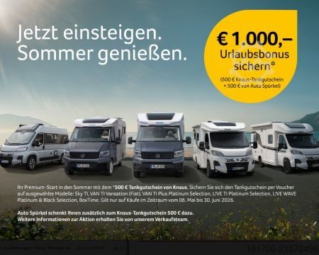 Poluintegrirani kamper Knaus L!VE WAVE 650 MEG Black Selection *TraumMobil*Autark e*