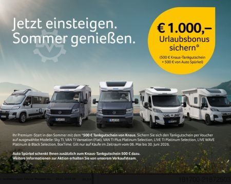Poluintegrirani kamper Knaus L!VE WAVE 650 MEG Black Selection *TraumMobil*Autark e*