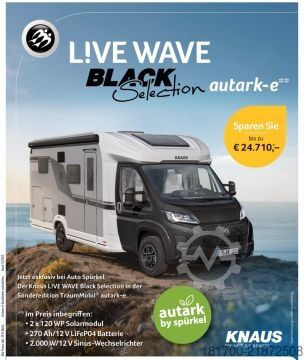 Poluintegrirani kamper Knaus L!VE WAVE 650 MEG Black Selection *TraumMobil*Autark e*