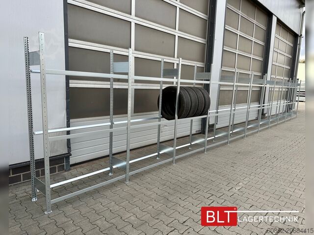 Instickbara hyllor ca. 34,56 lfm. Reifenregale META für bis zu 360 Reifen! Neuware