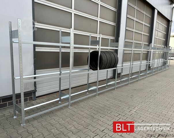Instickbara hyllor ca. 34,56 lfm. Reifenregale META für bis zu 360 Reifen! Neuware