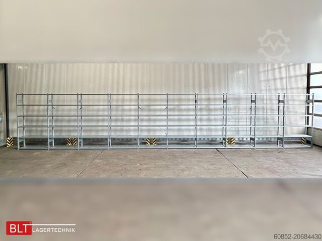регал с щепка, складов регал, склад за дребни части ca. 13 lfm Gebrauchtes SSI Schäfer R3000 Fachbodenregal Werkstattregale Handlager