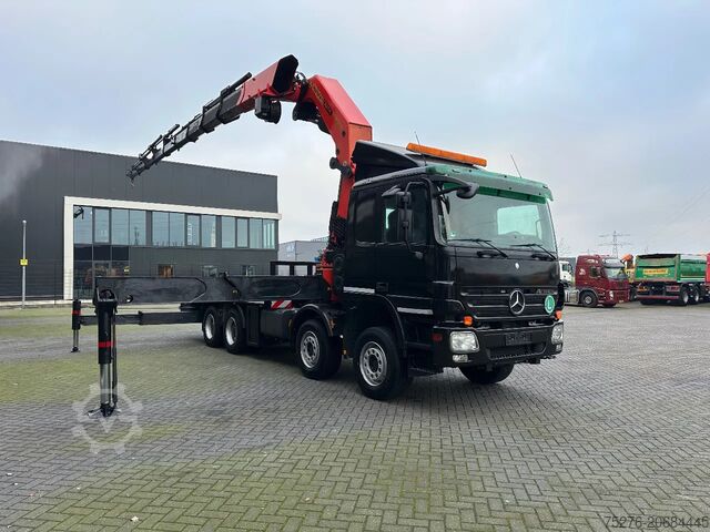 Camion-grue Mercedes-Benz Actros 4144 8x4 Palfinger PK 85002 9x hydr winc...