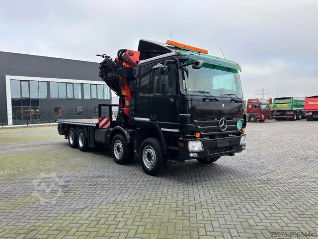 Camion-grue Mercedes-Benz Actros 4144 8x4 Palfinger PK 85002 9x hydr winc...