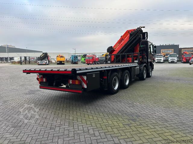 Camion-grue Mercedes-Benz Actros 4144 8x4 Palfinger PK 85002 9x hydr winc...