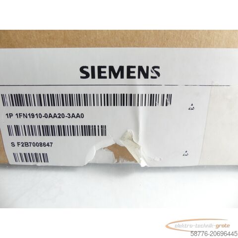 Siemens Komponente Siemens SME93 1FN1910-0AA20-3AA0 Geberanschlussbox SN: F2B7008647 - ungebr.! -