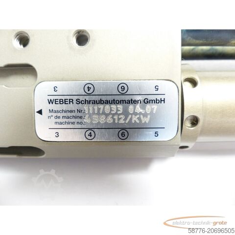 Weber Komponente Weber 1117033 04.07 Schraubautomat 438612/KW - Länge: 48cm
