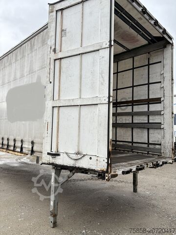 Swap body with flatbed & tarpaulin Krone Jumbo 3m Innenhöhe Hubdach Edscha
