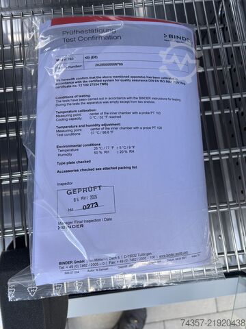 Інкубатор з охолодженням Binder KB 240 Binder KB 240