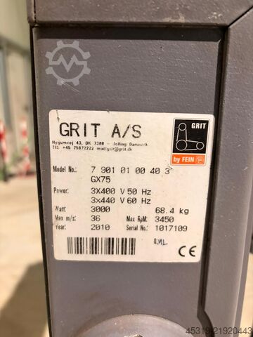 стрічкова шліфувальна машина GRIT GX75