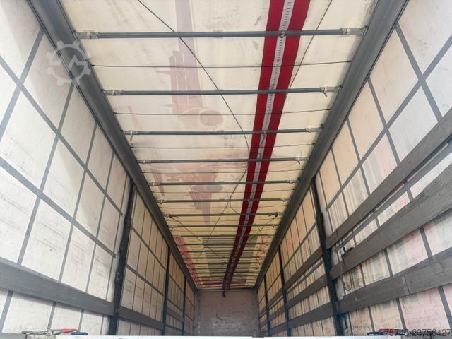 Open semitrailer with tarp KÄSSBOHRER MEGA * AIR CARGO * ROLLER BED * PR.+PLANE
