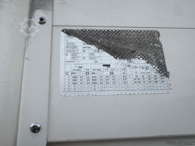 Open semitrailer with tarp KÄSSBOHRER MEGA * AIR CARGO * ROLLER BED * PR.+PLANE