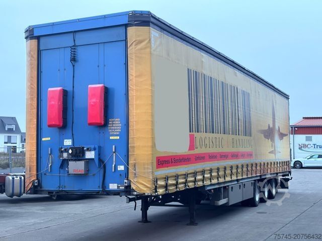 Open semitrailer with tarp VAN_ECK