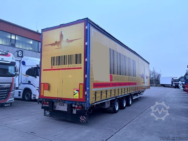 Open semitrailer with tarp VAN_ECK